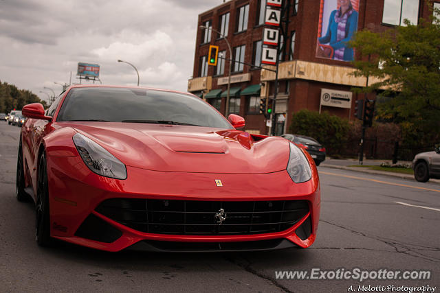 Ferrari F12 spotted in Montreal, Canada