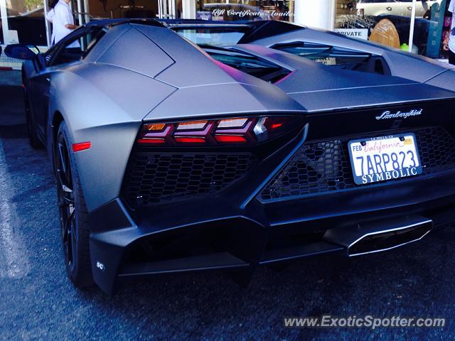 Lamborghini Aventador spotted in La Jolla, California