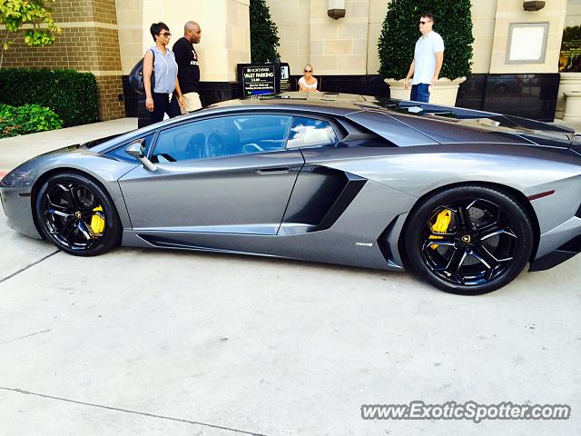 Lamborghini Aventador spotted in Dallas, Texas