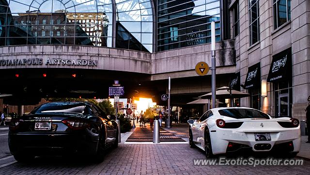 Ferrari 458 Italia spotted in Indianapolis, Indiana