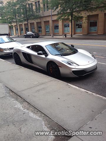 Mclaren MP4-12C spotted in New York, New York