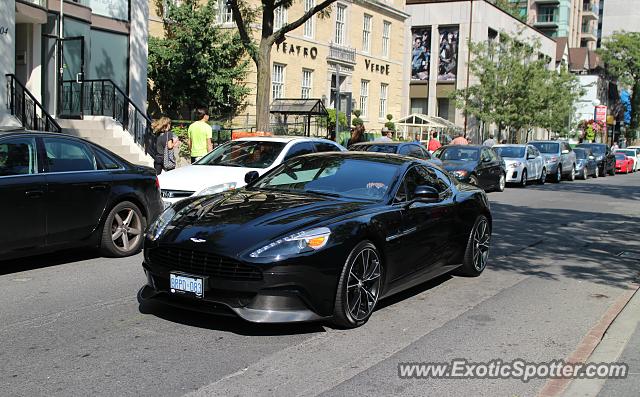 Aston Martin Vanquish spotted in Toronto, Canada