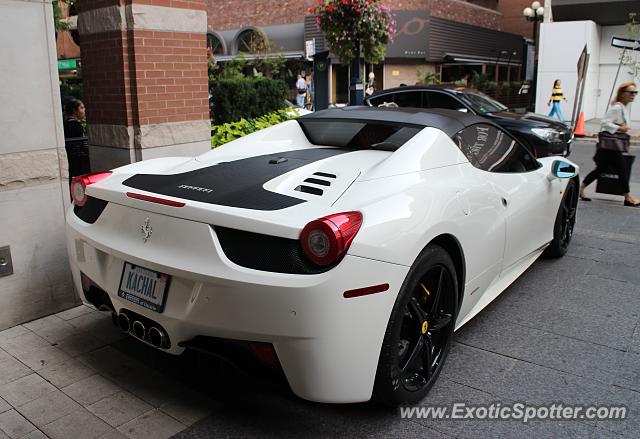 Ferrari 458 Italia spotted in Toronto, Canada