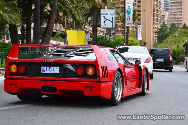 Ferrari F40 spotted in Monte Carlo, Monaco