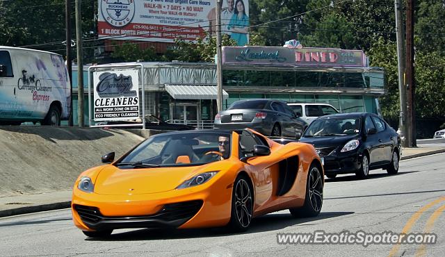 Mclaren MP4-12C spotted in Atlanta, Georgia