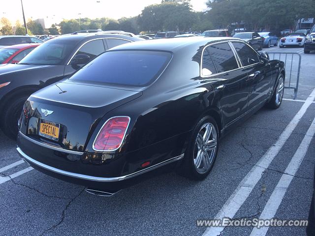 Bentley Mulsanne spotted in Atlanta, Georgia