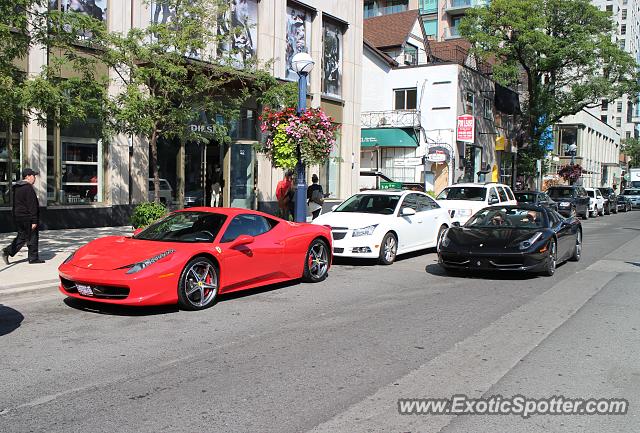 Ferrari 458 Italia spotted in Toronto, Canada