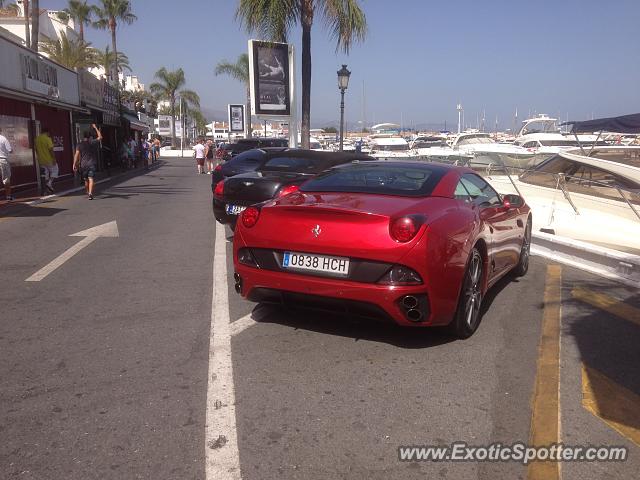 Ferrari California spotted in Puerto Banus, Spain