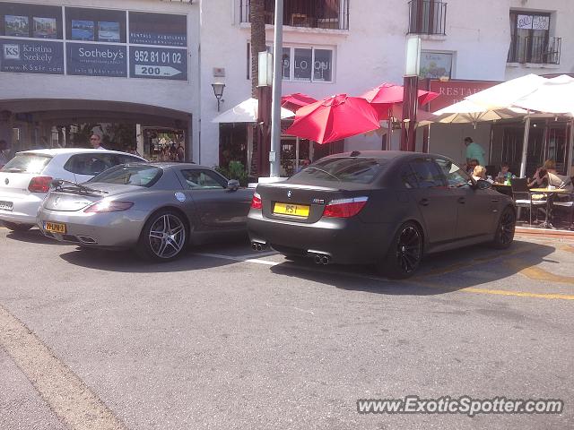 Mercedes SLS AMG spotted in Puerto Banus, Spain