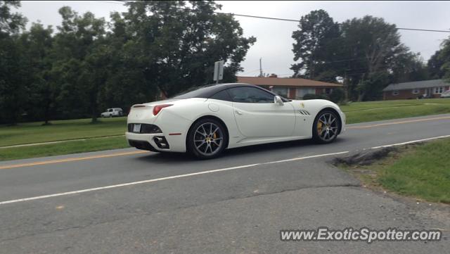 Ferrari California spotted in Charlotte, North Carolina