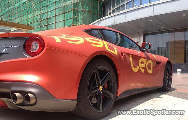 Ferrari F12 spotted in Nanning,Guangxi, China