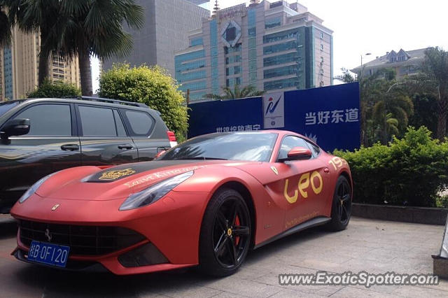 Ferrari F12 spotted in Nanning,Guangxi, China