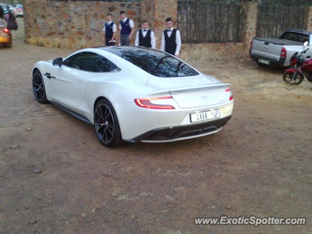 Aston Martin Vanquish spotted in Klerksdorp, South Africa