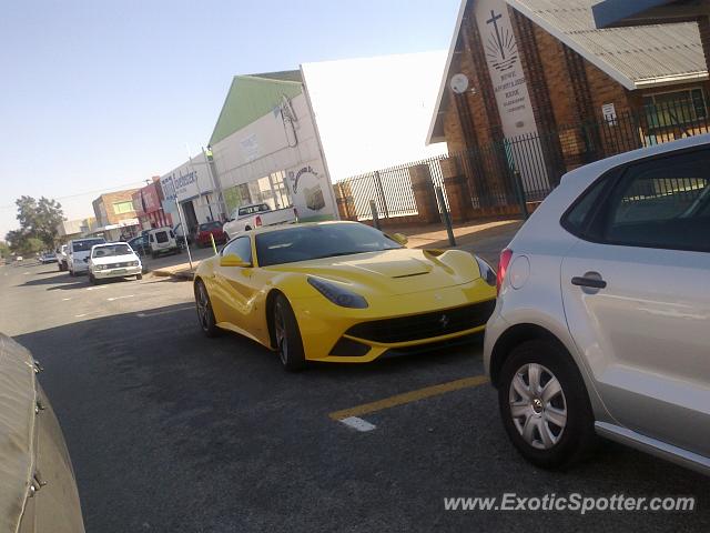 Ferrari F12 spotted in Klerksdorp, South Africa