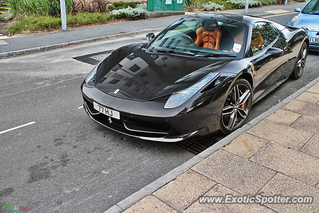 Ferrari 458 Italia spotted in Bradford, United Kingdom