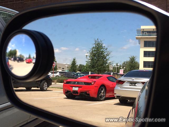 Ferrari 458 Italia spotted in Dallas, Texas