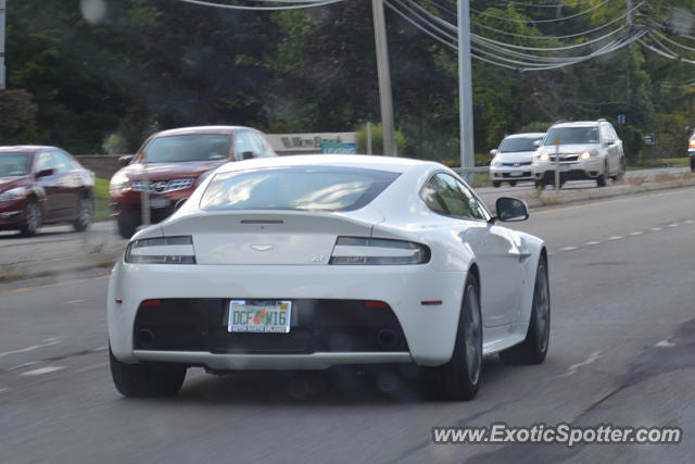 Aston Martin Vantage spotted in Victor, New York