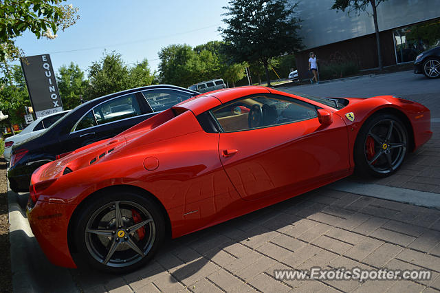 Ferrari 458 Italia spotted in Dallas, Texas