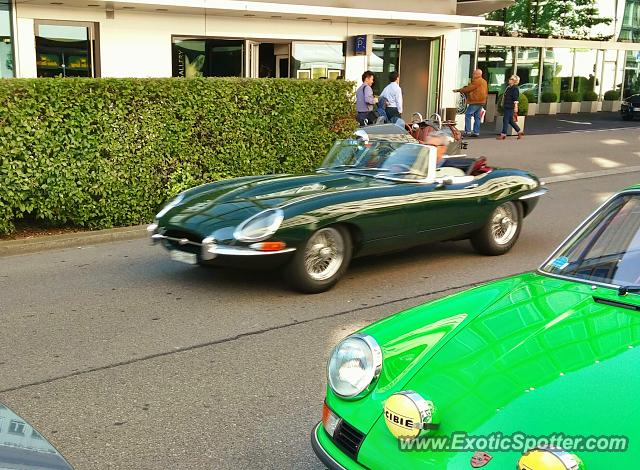 Jaguar E-Type spotted in Zurich, Switzerland