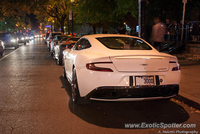 Aston Martin Vanquish spotted in Montreal, Canada