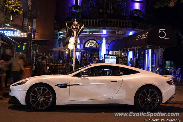 Aston Martin Vanquish spotted in Montreal, Canada