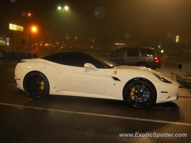 Ferrari California spotted in Largo, Florida