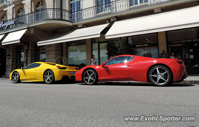 Ferrari 458 Italia spotted in Geneva, Switzerland