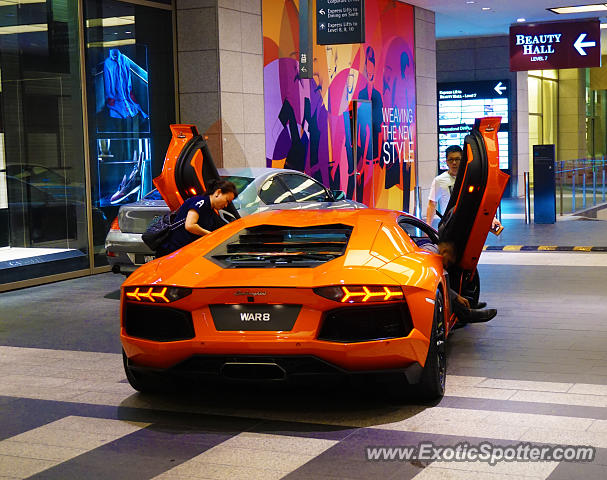 Lamborghini Aventador spotted in Kuala Lumpur, Malaysia