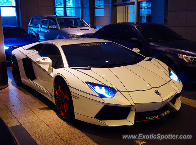 Lamborghini Aventador spotted in Kuala Lumpur, Malaysia