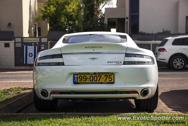 Aston Martin Rapide spotted in Tel Aviv, Israel