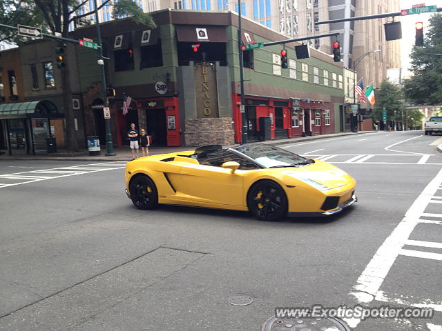 Lamborghini Gallardo spotted in Charlotte, North Carolina