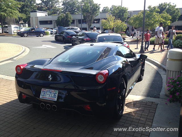 Ferrari 458 Italia spotted in Charlotte, North Carolina