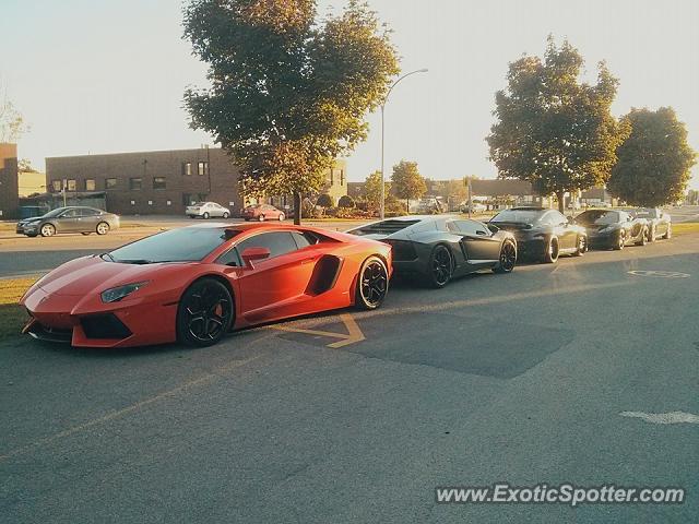 Lamborghini Aventador spotted in Montreal, Canada