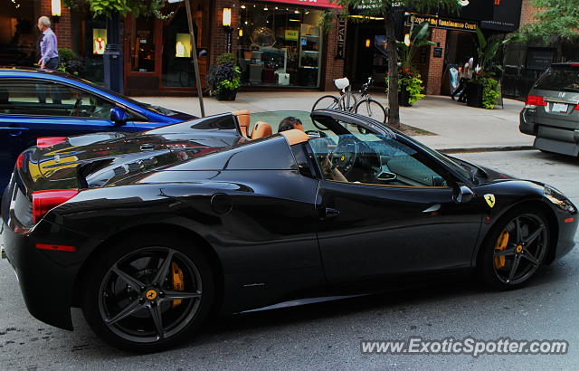 Ferrari 458 Italia spotted in Toronto, Canada