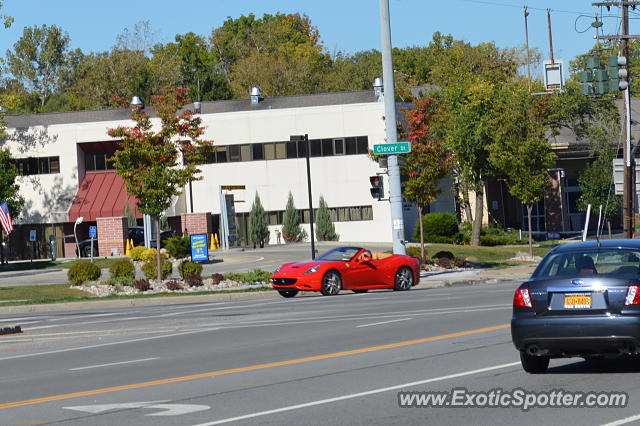 Ferrari California spotted in Pittsford, New York