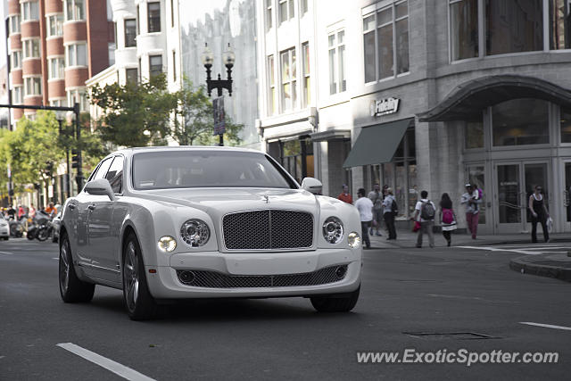 Bentley Mulsanne spotted in Boston, Massachusetts