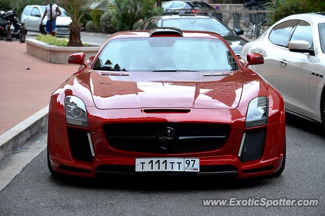 Mercedes SLS AMG spotted in Monte Carlo, Monaco