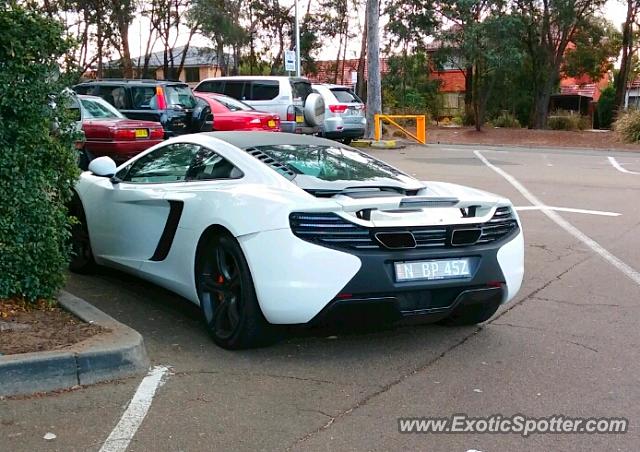 Mclaren MP4-12C spotted in Roselands, Australia