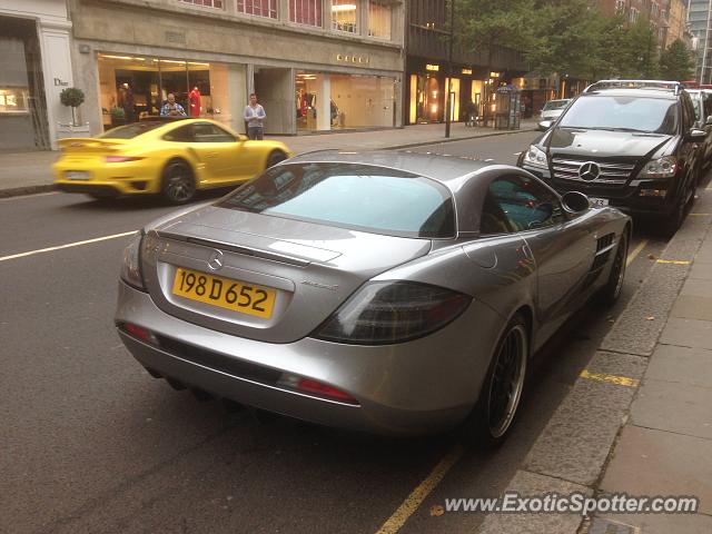 Mercedes SLR spotted in London, United Kingdom