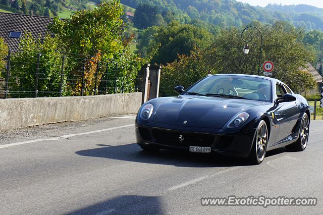 Ferrari 599GTB spotted in La Muraz, France