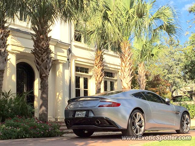 Aston Martin Vanquish spotted in Dallas, Texas