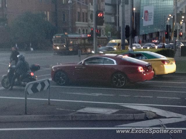 Rolls Royce Wraith spotted in Melbourne, Australia