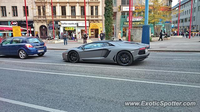 Lamborghini Aventador spotted in Vienna, Austria