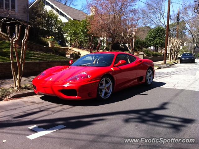 Ferrari 360 Modena spotted in Atlanta, Georgia