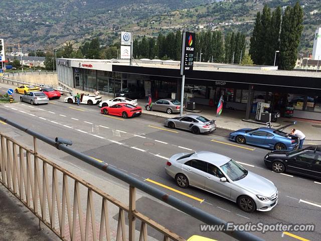 Ferrari F430 spotted in Visp, Switzerland