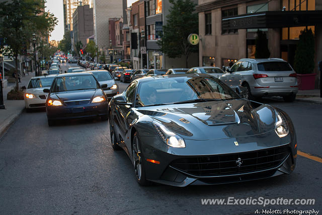 Ferrari F12 spotted in Montreal, Canada