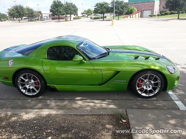 Dodge Viper spotted in Cedar Hill, Texas