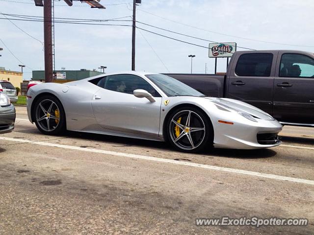 Ferrari 458 Italia spotted in Baton rouge, Louisiana