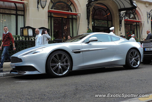 Aston Martin Vanquish spotted in Paris, France