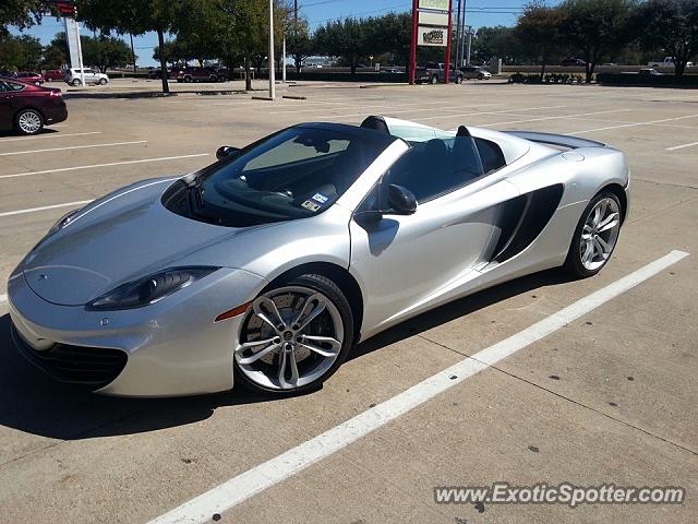 Mclaren MP4-12C spotted in Dallas, Texas